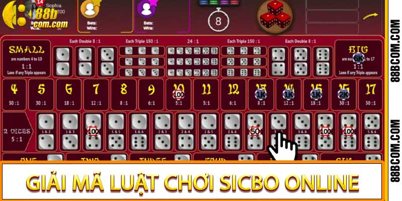 Giải mã luật chơi Sicbo online
